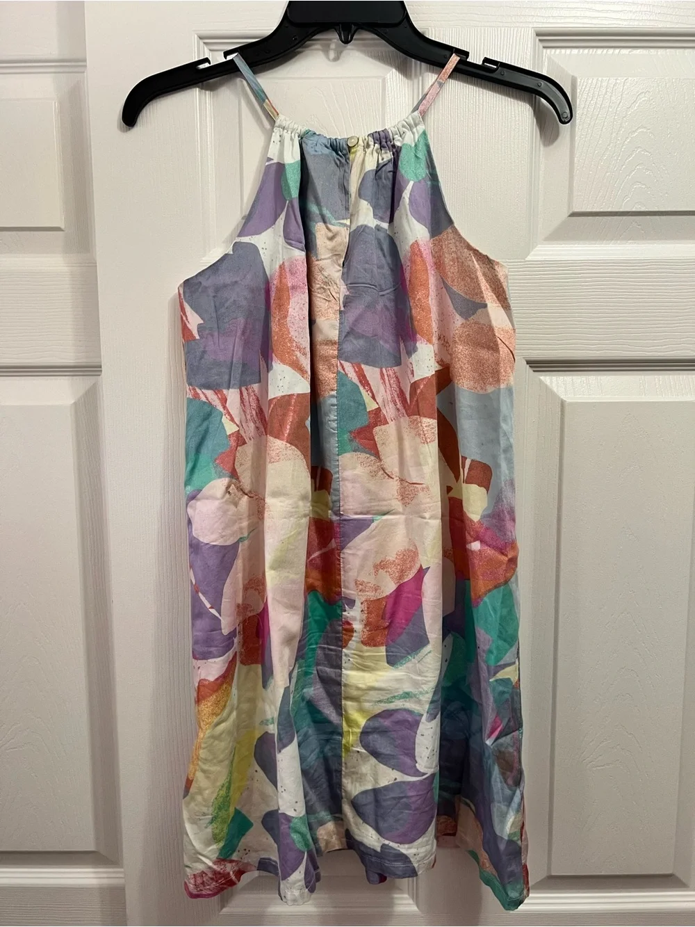 GAP Kids Pastel Abstract Halter Summer Dress Size 12